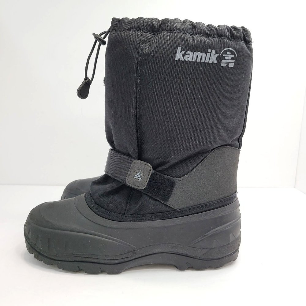 Kamik Mid Calf Winter Women's Boots Black US Size 7 - Picture 2 of 10